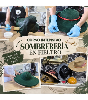 Curso Intensivo de Sombrerería en Fieltro: Técnicas Avanzadas y Alta Costura