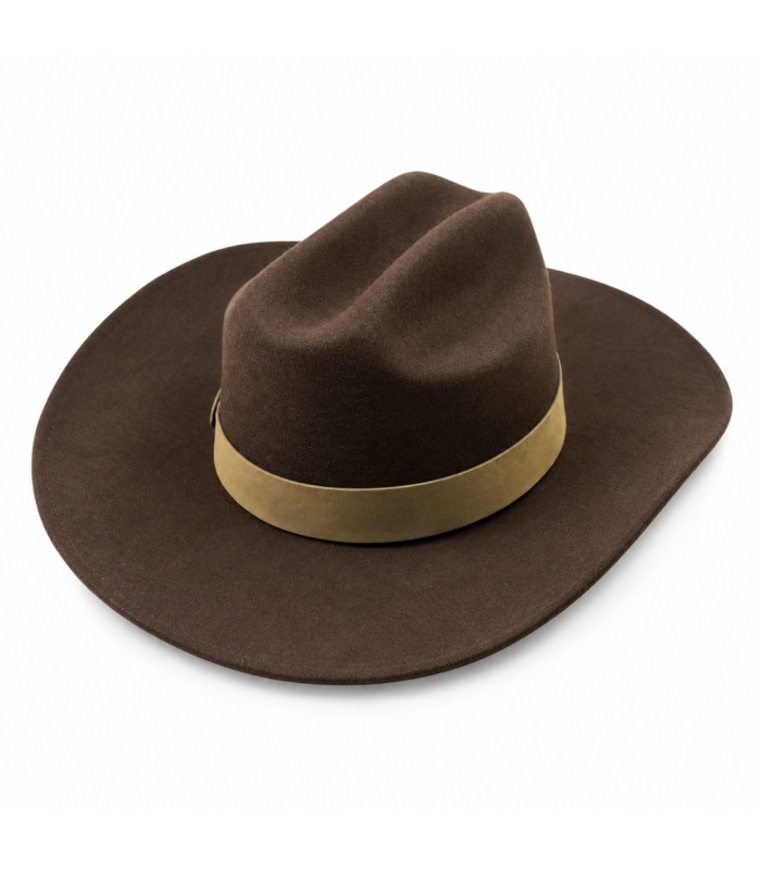 HERREN-COWBOYHUT - 100 % MERINOWOLLE - FORMSTABIL