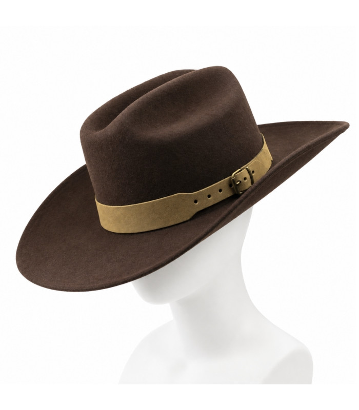 HERREN-COWBOYHUT - 100 % MERINOWOLLE - FORMSTABIL