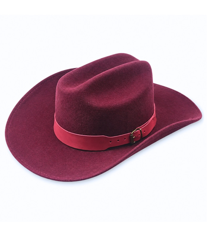 HERREN-COWBOYHUT - 100 % MERINOWOLLE - FORMSTABIL