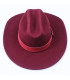 HERREN-COWBOYHUT - 100 % MERINOWOLLE - FORMSTABIL