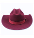 HERREN-COWBOYHUT - 100 % MERINOWOLLE - FORMSTABIL