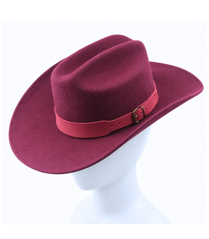 HERREN-COWBOYHUT - 100 % MERINOWOLLE - FORMSTABIL