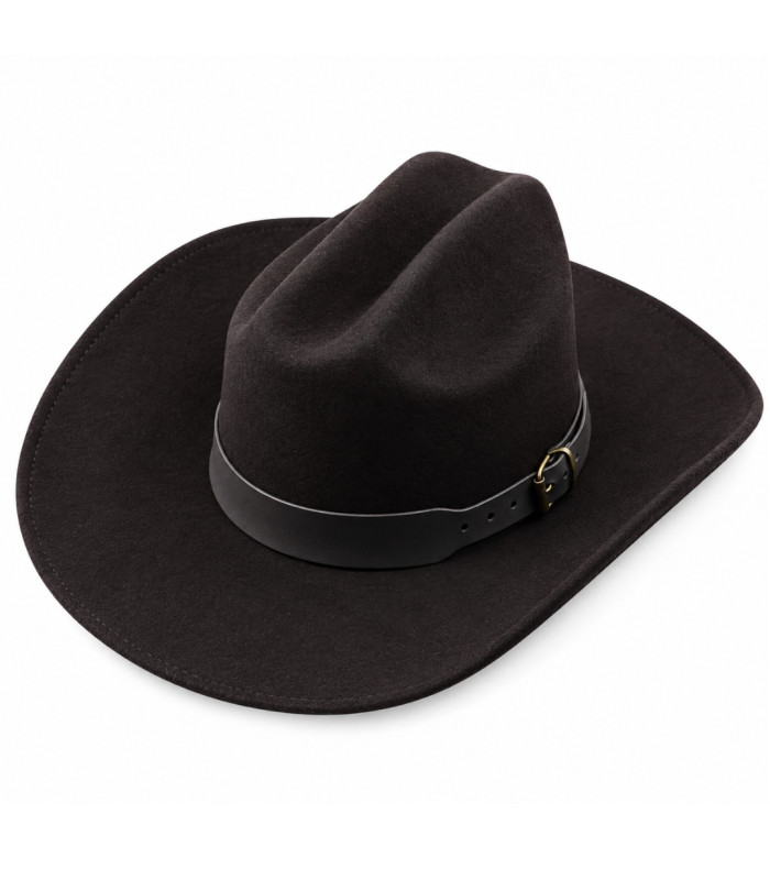 HERREN-COWBOYHUT - 100 % MERINOWOLLE - FORMSTABIL