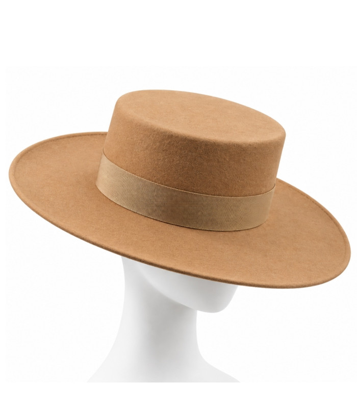 SOMBRERO CORDOBÉS DE SEÑORA - 100% LANA MERINO - INDEFORMABLE Y AJUSTABLE