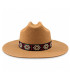 100% MERINO WOOL FELT HAT - SHAPE-RETAINING AND ADJUSTABLE