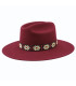 100% MERINO WOOL FELT HAT - SHAPE-RETAINING AND ADJUSTABLE