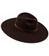 FEDORA-HUT AUS MERINOWOLLE MIT FEDERN – FORMSTABIL UND GRÖSSENVERSTELLBAR