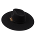 FEDORA-HUT AUS MERINOWOLLE MIT FEDERN – FORMSTABIL UND GRÖSSENVERSTELLBAR
