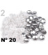 SELF-COVER BUTTON WITH MACHINE Nº 20