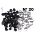 BOTON PARA FORRAR CON MAQUINA Nº 20