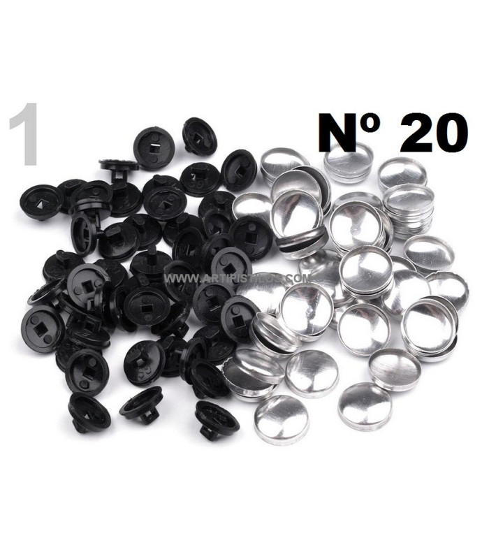 BOTON PARA FORRAR CON MAQUINA Nº 20