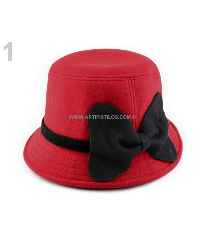 HAT WITH BOW SIZE 53