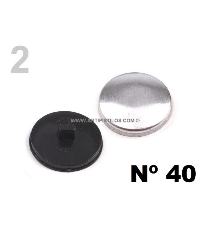 BOTON PARA FORRAR CON MAQUINA Nº 40