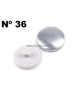 BOTON PARA FORRAR CON MAQUINA Nº 36