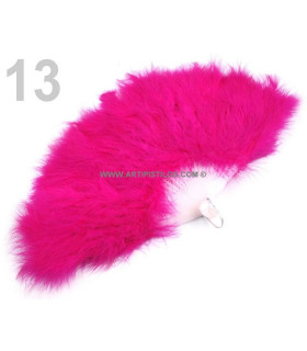 Abanico De Plumas 50 - 65 Cms. Fucsia - plastico