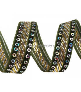 SEQUINS/VELVET RIBBON