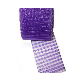 Crin Plisado 8 Cms. Purpura 1 Mt. X 8 Cms. - gama de colores