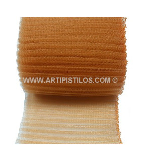 Crin Plisado 8 Cms. Naranja 1 Mt. X 8 Cms. - gama de colores
