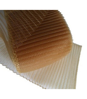 Crin Plisado 8 Cms. Oro 1 Mt. X 8 Cms. - gama de colores