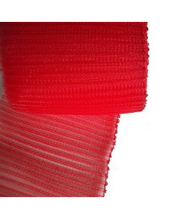 Crin Plisado 8 Cms. Rojo 1 Mt. X 8 Cms. - gama de colores
