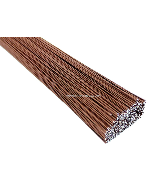 1 KG BAG. COVERED WIRE WITH PAPER 0,80 mm.