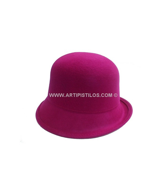 FELT HAT CLOCHE