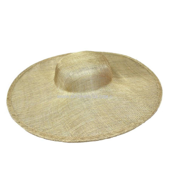 Biais En Sinamay 1 Mètre X 2 Cm - Largeur 2 Cm, Couleur Ivoire, Pour Créations De Chapeaux Et Accessoires De Mode
