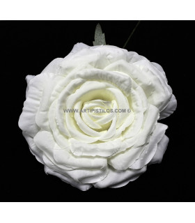 ROSA DE TEÇIDO 15 X 5 CMS.