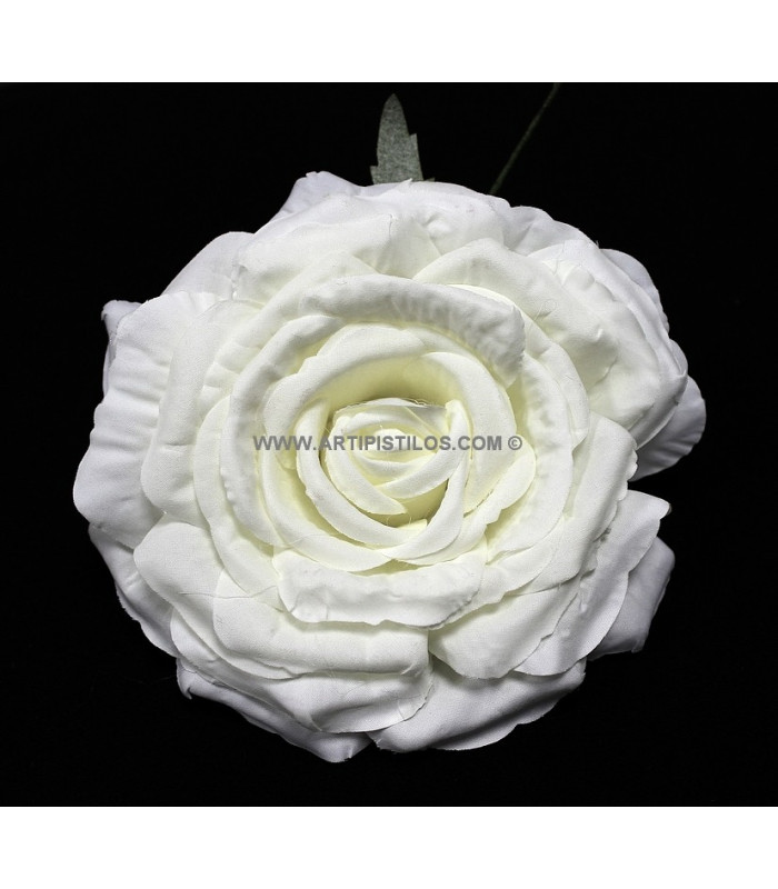ROSA DE TEÇIDO 15 X 5 CMS.