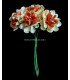 6 FABRIC FLOWERS BUNDLE