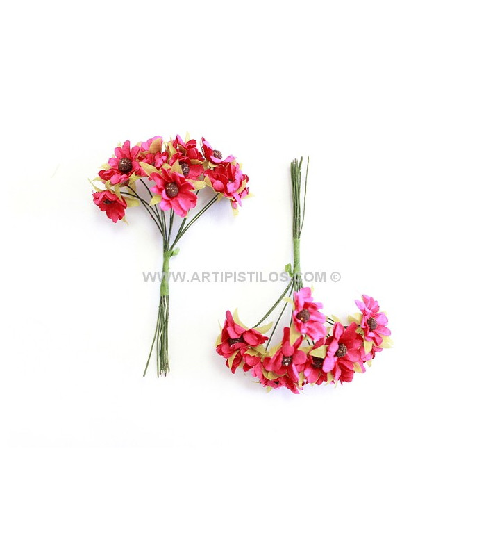 RAMILLETE 12 FLORES DE PAPEL