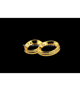 WEDDING RINGS 2,5 X 1 CMS. (PLASTIC)