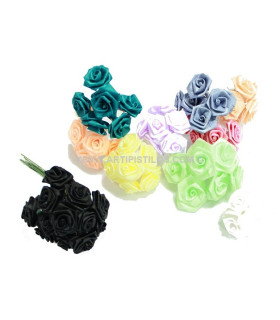 12 FLOWERS SATIN BUNDLE