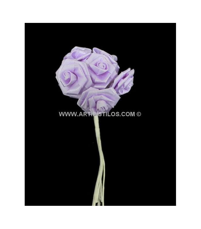 RAMILLETE 12 FLORES DE RASO