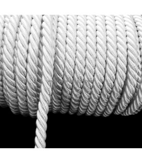 Cabo Trançado 8 Mm. Branco 1 Mt. X 10 Mm - sombreros de