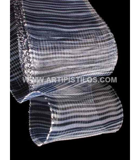 Crin 5 Cms. Animales Blanco/negro 1 Metro De Largo X 5 Cms. De Ancho - colores para