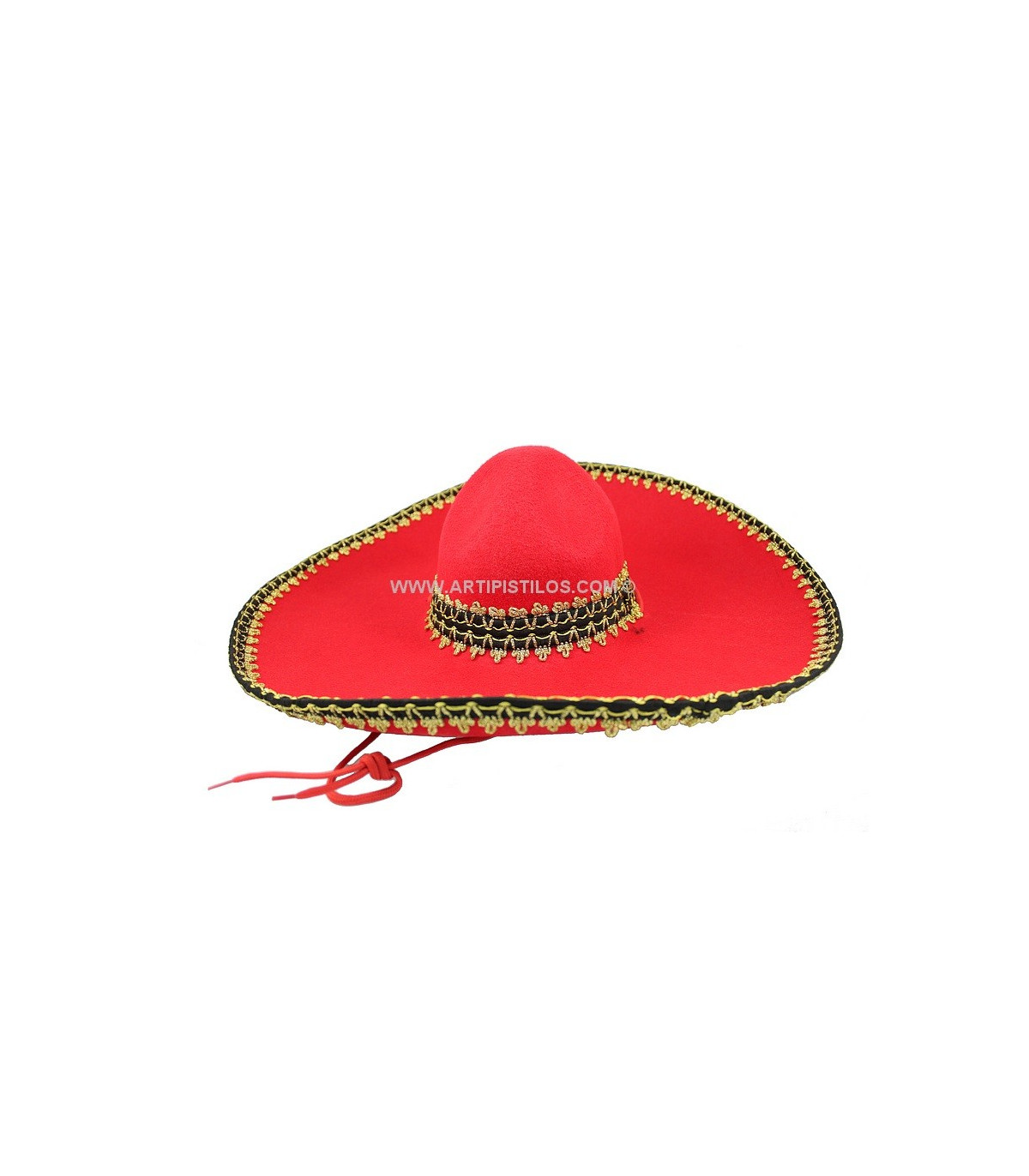 cuenco Abolido Aprovechar SOMBRERO MEJICANO GRANDE - Sombreros De Carnaval - Materiales para tocados,  Plumas, Flecos de plumas, Flores de porcelana y mas.