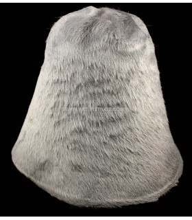 Cono Pelo De Conejo 100% A 1 Cara Gris Oscuro 25 Cms. De Alto X 25 Cms. De Diametro - capelinas