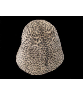 Cono Pelo De Conejo 100% A 2 Caras Marrón 25 Cms. De Alto X 25 Cms. De Diametro - capelinas