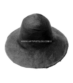 Capelina De Parasisal Aprestada De 45-50 Cms. Negro Altura: 15-20 Cms. Diametro: 45-50 Cms.