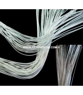 Cable Cilíndrico 1,35 Mm. Plata 1,35 Mm. De Diametro X 1 Metro De Largo - color