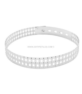 Fretwork Metallic Belt