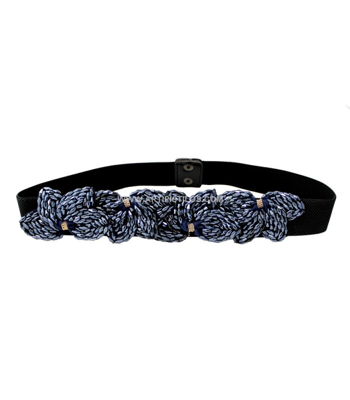 ELASTIC BELT WITH BEADS
