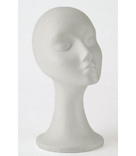CABEÇA DE POLYSTYRENE DE MULHER "ESSEN"