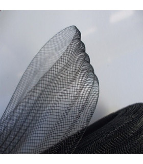 Crin Ondulado 4 Cms. Negro 4 Cms De Ancho - tocados para