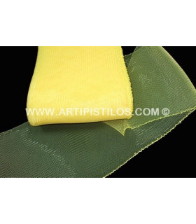 Crin Fino 6,5 Cms. Amarillo 1 Metro De Largo X 6,5 Cms. De Ancho - colores para