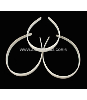 Diadema Para Forrar 15 Mm. Gris 15 Mm. - telas en