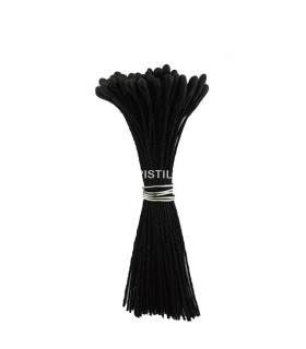 Pistilo Mate Grueso Color Negro Negro 8 Cms. De Alto. Cabeza 3 Mm. Aprox.