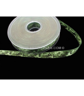Cinta Sublim 10 Mm. Verde Camuflaje 1 Metro De Largo X 10 Mm. De Ancho - colores para